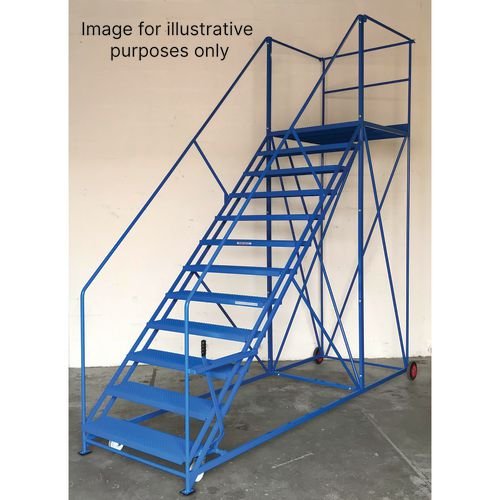 7 Tread Easy Slope  1000 Wide Mobile Safety Step
