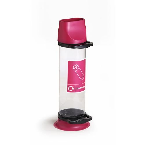 10 Litre Battery  Recycling Bin, Pink