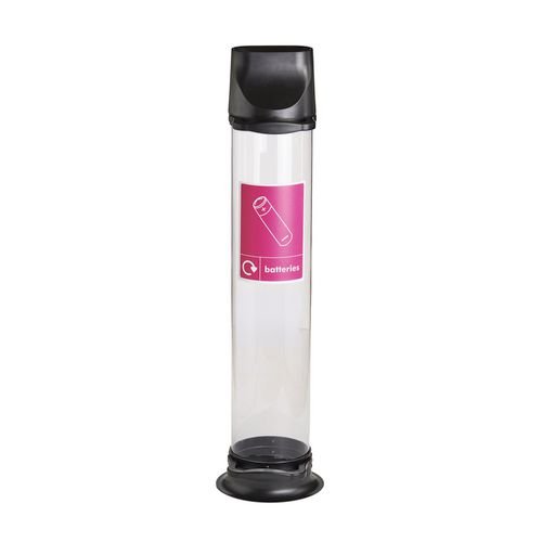 15 Litre Battery  Recycling Bin, Black