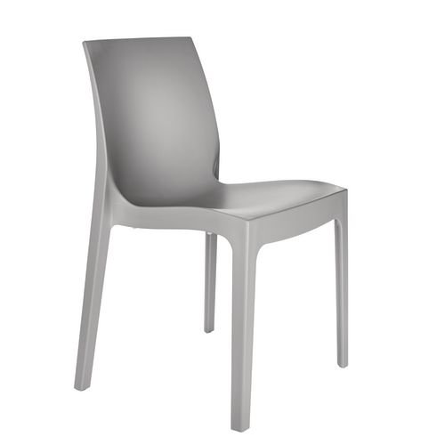 Strata Polypropylene  Chair For Contract Use - Light Grey