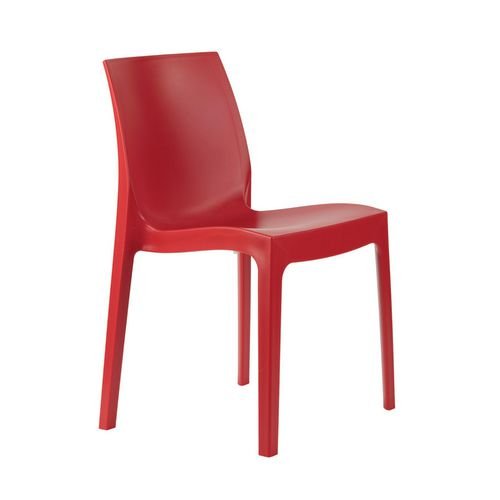 Strata Polypropylene  Chair For Contract Use - Red