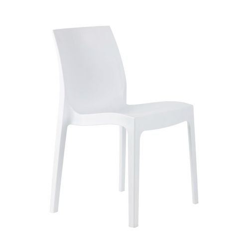 Strata Polypropylene  Chair For Contract Use - White