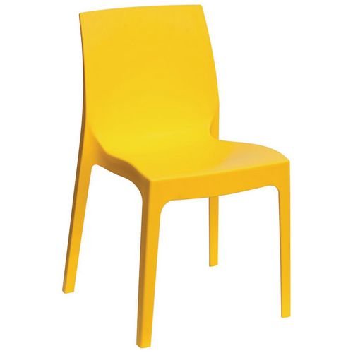 Strata Polypropylene  Chair For Contract Use - Yellow