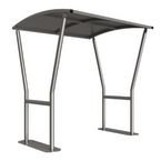 Stanton Cycle Shelter Extensionbay - 2 m - Galvanised Roof