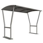 Stanton Cycle Shelter Extensionbay - 3 m - Galvanised Roof
