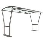 Stanton Cycle Shelter- 4 m - Clear Pet G Roof