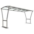 Stanton Cycle Shelter- 5 m - Clear Pet G Roof