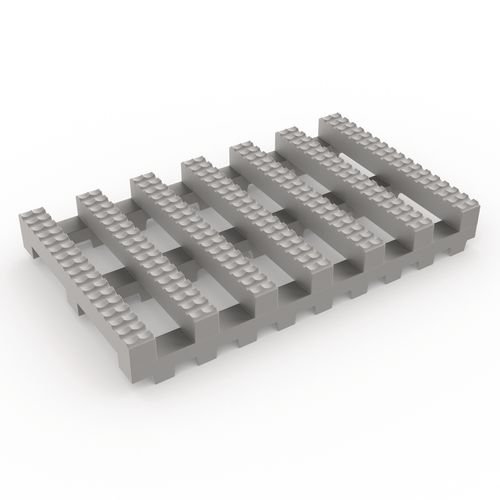 Roof Walkway Matting, Crossgrip  20/20, Grey, 1220mm X 10M Roll