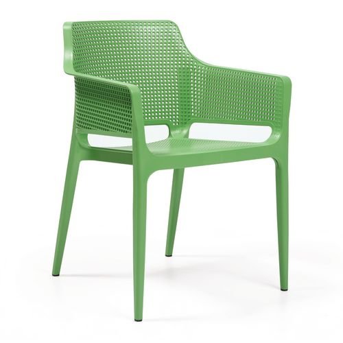 Boom Polypropylene Armchair  For Contract Use   Avocado