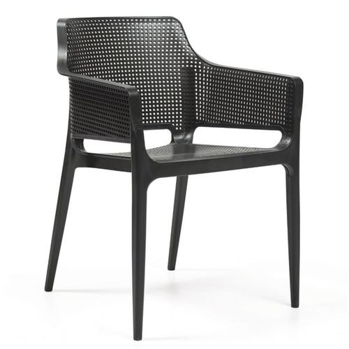 Boom Polypropylene Armchair  For Contract Use   Black