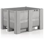 Pack of 4 Palletboxcb 3 Hdpe Light Grey (no Lid)