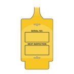 Assettag Flex - Inspection 1 (pk 10 Yellow)