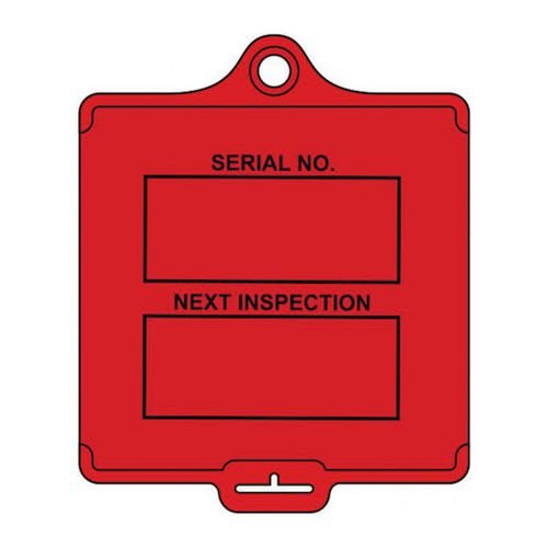 Assettag Flex Medium  - Inspection 1 (Pk 10 Red)