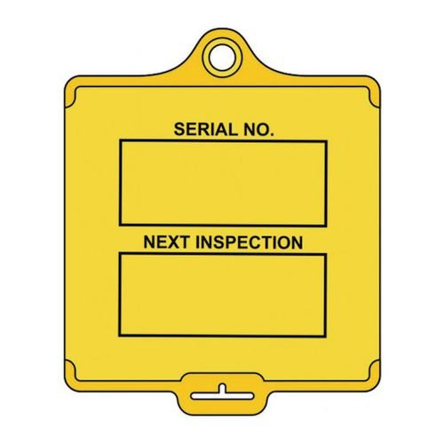 Assettag Flex Medium  - Inspection 1 (Pk 10 Yellow)