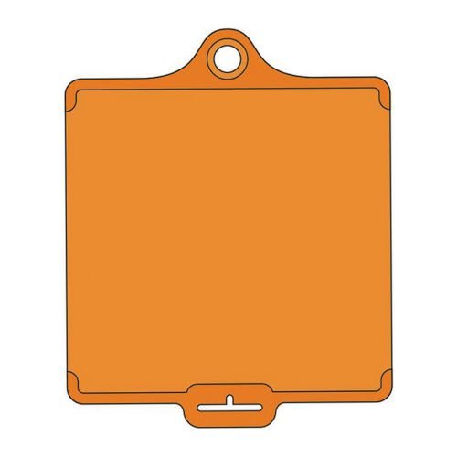Assettag Flex Medium -  Orange Plain No Print (Pack Of 10)