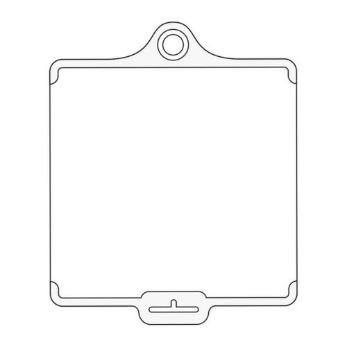 Assettag Flex Medium -  White Plain No Print (Pack Of 10)