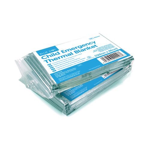 Child Emergency  Thermal Blanket 120Cm X 90Cm - Pack Of 10
