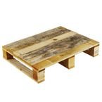 Half-euro Wooden Pallet 800 X 600 Mm- Ht - 3 Runner - Stack of 50 Pcs