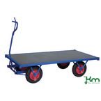 Heavy Duty Braked Turntabletruck with Puncture Proof Tyres