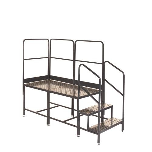 Climb It 2 Inline Platform -  2X 800 X 800 X 750 - 2 Tread , 3 Handrails