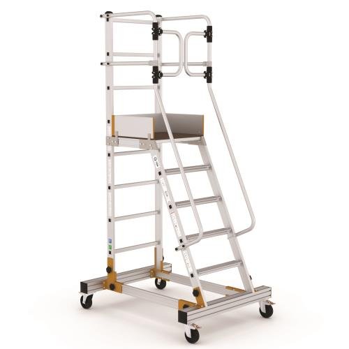 Climb-It Mobile Steps  With Safety Gate - 6 Tread