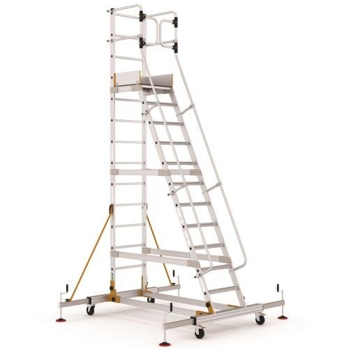 Climb-It Mobile Steps  With Safety Gate - 12 Tread