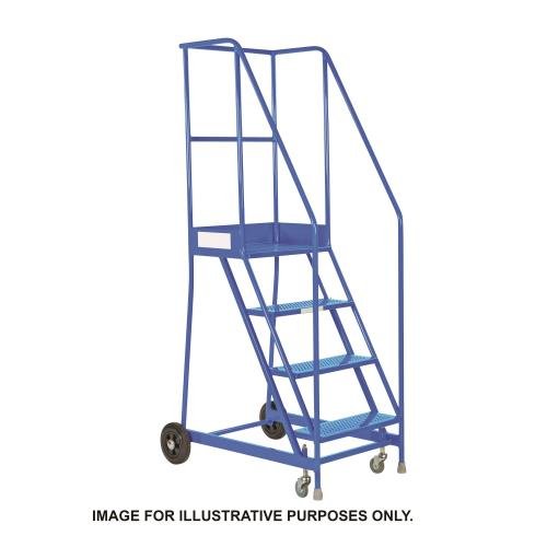 Climb-It Uk Picking Step  - 400mm Platform - 4 Tread - Blue