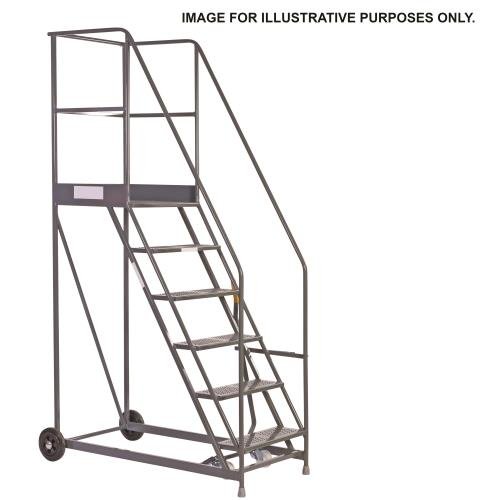 Climb-It Uk Warehouse Safety  Step - 600mm Platform - 4 Tread - Grey