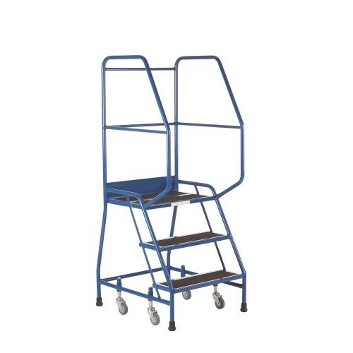 Climb-It Uk Weight Reactive  Step - 3 Tread - Anti Slip - Blue