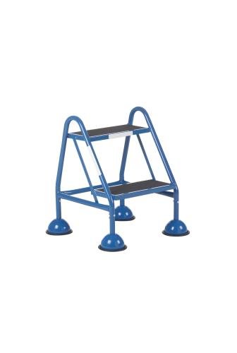 Domed Feet Handy Step  - 2 Tread With No Handrail