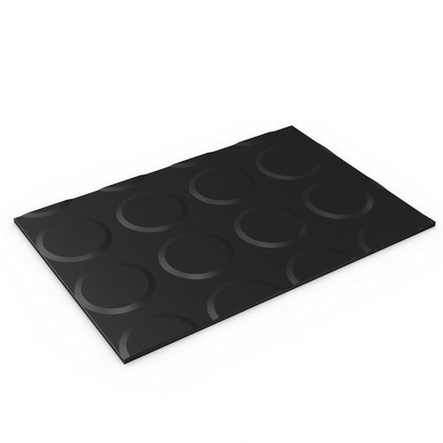 Multi Purpose Matting Black 25M  Roll 150Cm Wide With Large Stud Pattern