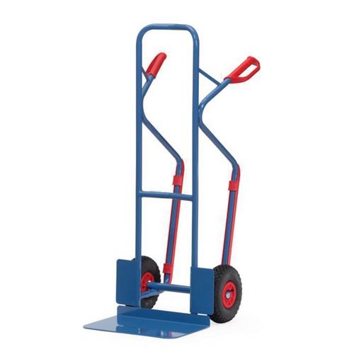 Tubular Steel Truck - Blade  D300mm X W480mm - Pneumatic Tyres