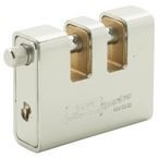 Burg-wachter Quadra 90 Mmdouble Slot Armoured Steel Padlock