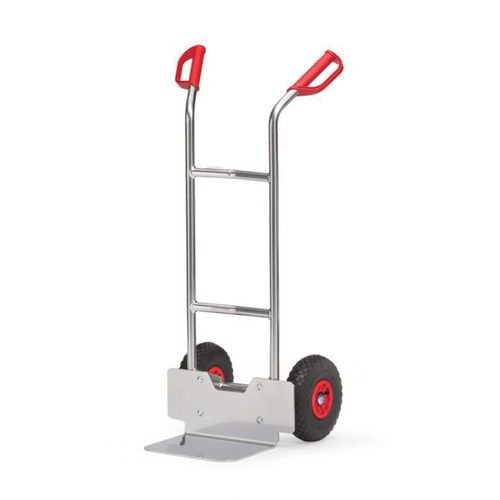Aluminium Sack Truck With Pneumatic Wheels