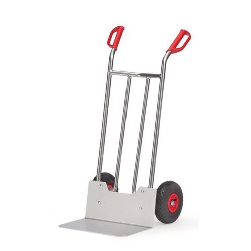 Aluminium Sack Truck  With Pneumatic Wheels - D650mm