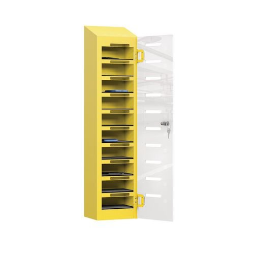 Phone Safe Plus 10  Tier, Cam Locks, Yellow