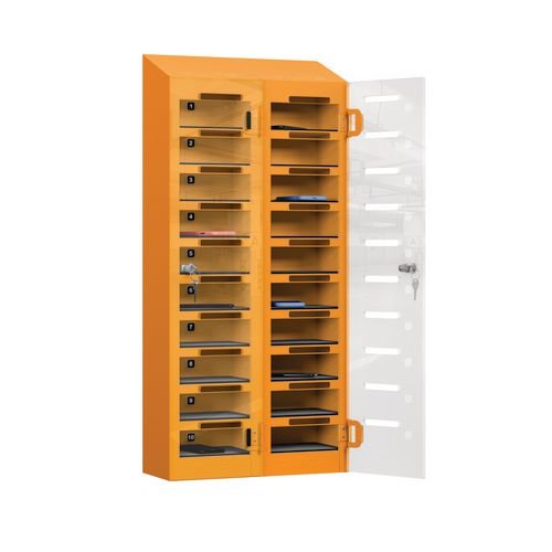 Phone Safe Plus 20  Tier, Cam Locks, Orange