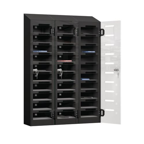 Phone Safe Plus  30 Tier, Cam Locks, Black