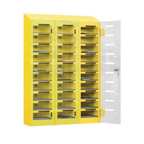 Phone Safe Plus 30  Tier, Cam Locks, Yellow