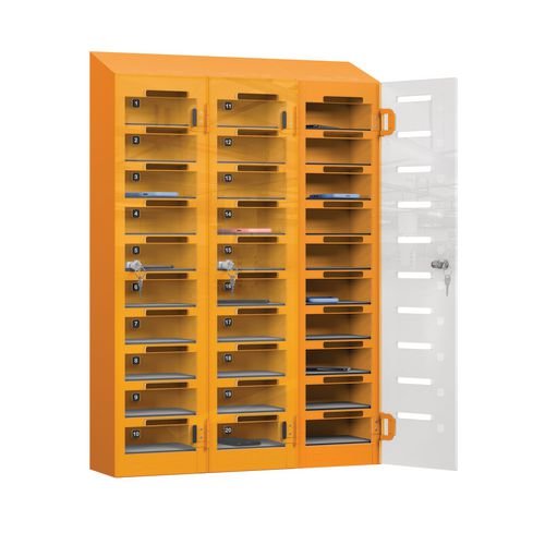 Phone Safe Plus 30  Tier, Cam Locks, Orange