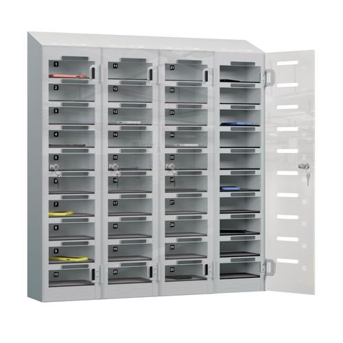 Phone Safe Plus 40  Tier, Cam Locks, Silver