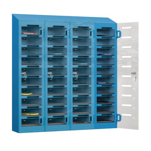 Phone Safe Plus  40 Tier, Cam Locks, Blue