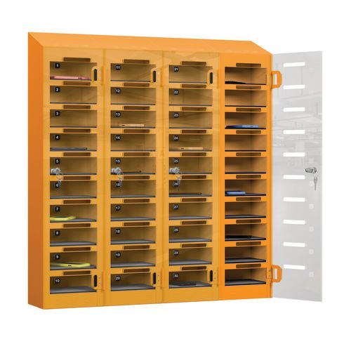 Phone Safe Plus 40  Tier, Cam Locks, Orange