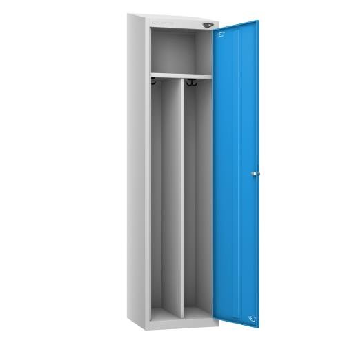 Clean & Dirty Locker,Blue  Door, Cam Lock,Sloping Top