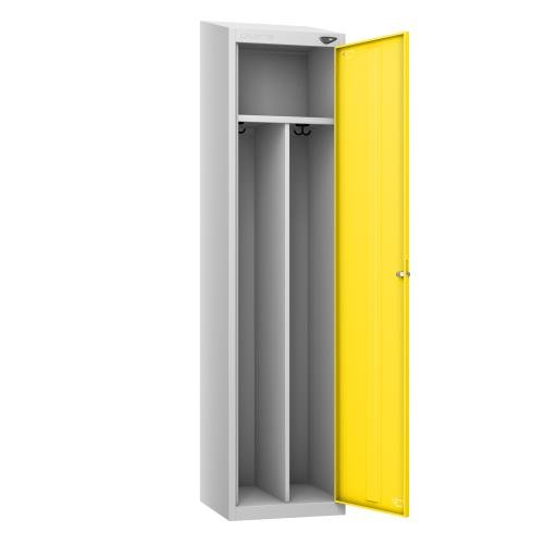 Clean & Dirty Locker,Yellow  Door, Cam Lock, Sloping Top