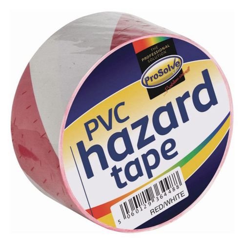 Prosolve Pvc Builders  Tape 2" Red/White