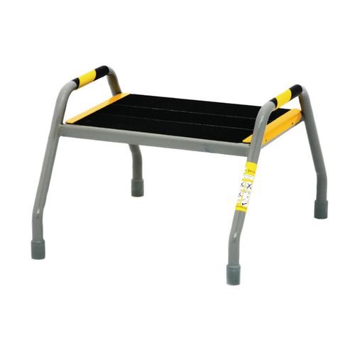 Sturdy Step-Up 1 Step Sure Grip Tread Grey Powder Coated Finish