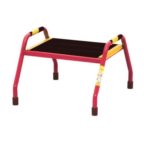 Sturdy Step-Up 1 Step Sure Grip Tread Red Powder Coated Finish