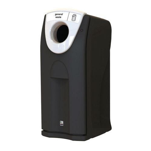 Envirobin Maxi  140L C/W Open  Circular Aperture Finished In White