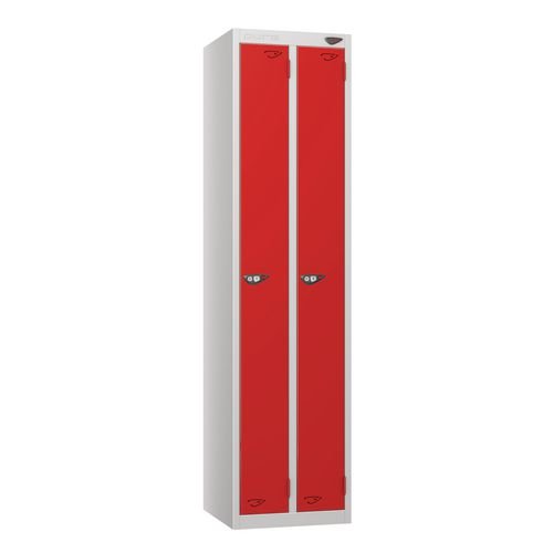 Twin Locker 1800X450X450Flat  Silver/Red